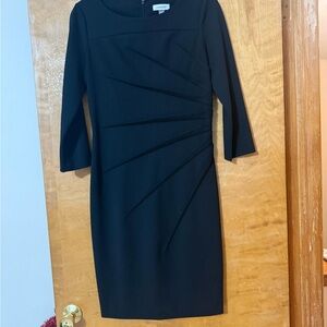 Elegant Calvin Klein Black Dress, Size 8